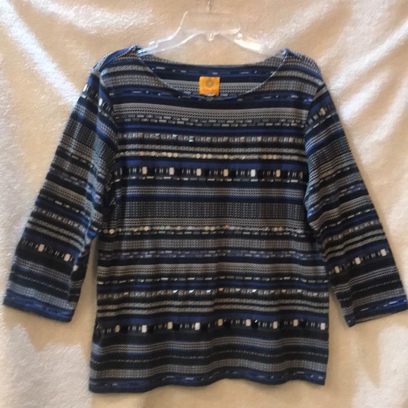 Ruby Rd. Tops - ***Women’s multi-colored pullover blouse.***